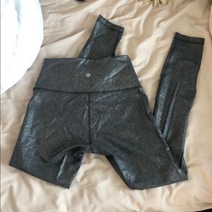 SOLD!! Shiny lululemon leggings